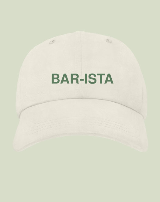 Bar-ista Cream Classic Dad Cap