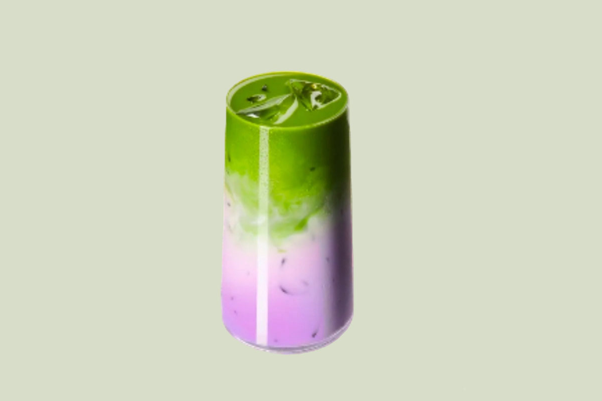 Iced Blueberry Matcha