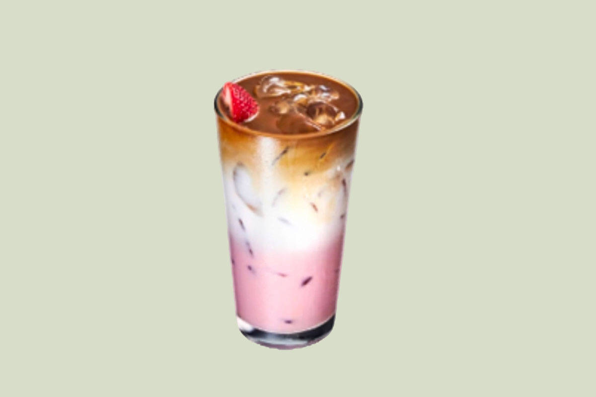 Strawberries & Cream Latte